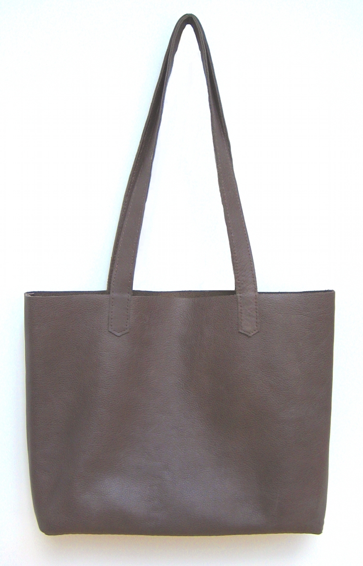 Simple Leather Tote Bag
