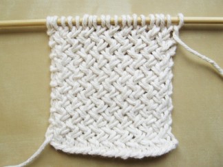 Diagonal Basketweave Knitting Pattern - How Did You Make This? | Luxe DIY