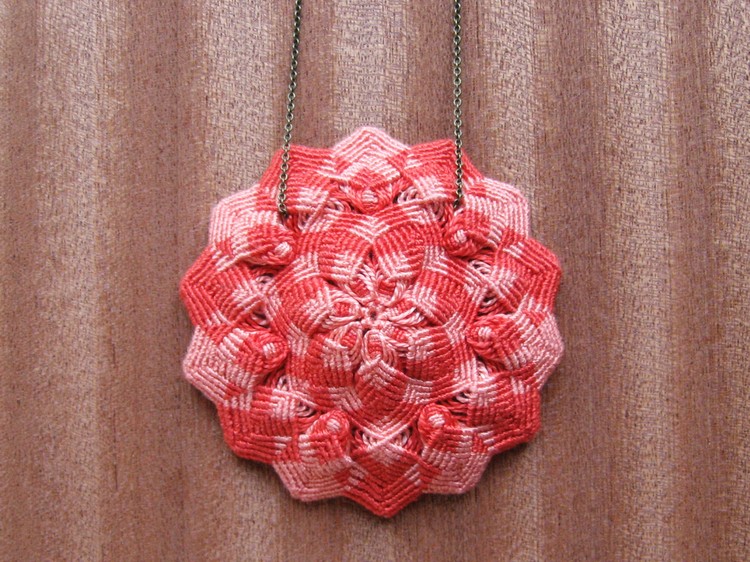 Knotted Flower Pendant