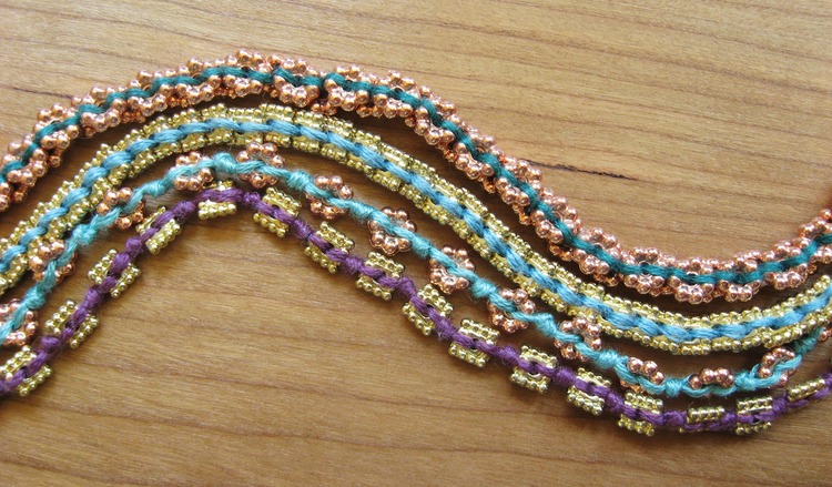 Beads and Threads Bracelet