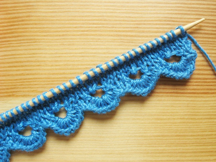 Scalloped Knitting Edge Stitch