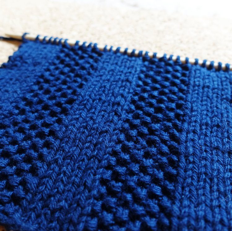 Moss Rib Knitting Stitch - How Did You Make This?